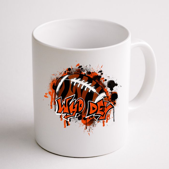 Cincinnati For All Funny American Football Fans Front & Back Coffee Mug