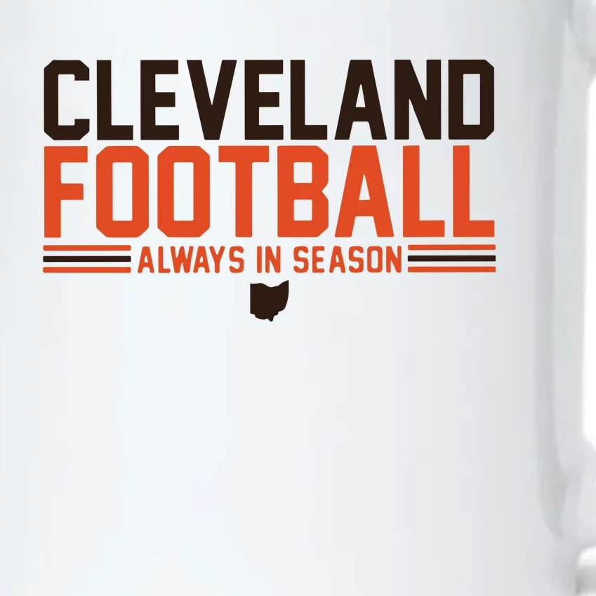 Cleveland Football Always In Season Black Color Changing Mug