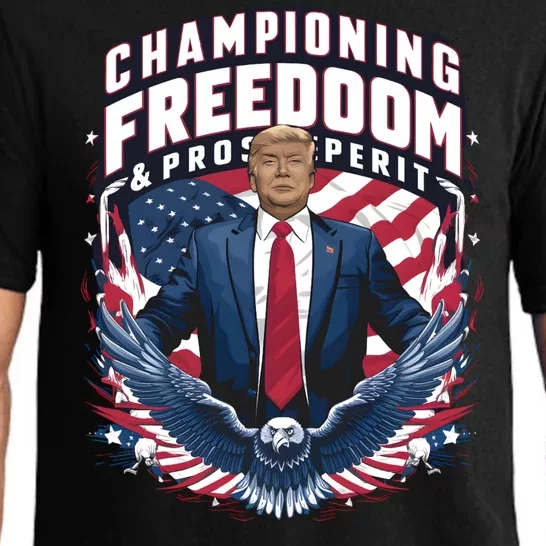 Championing Freedom And Prosperity Pajama Set