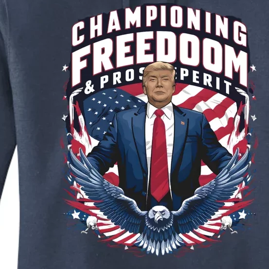 Championing Freedom And Prosperity Women's Pullover Hoodie