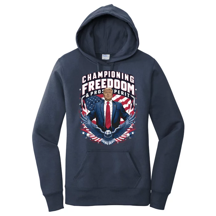 Championing Freedom And Prosperity Women's Pullover Hoodie