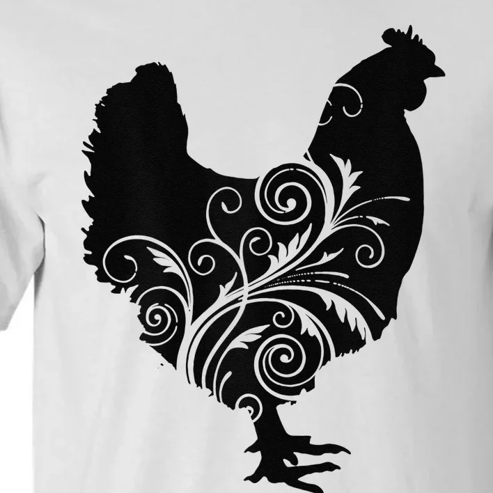 Chicken Farm Animal Poultry Farmer Gift Tall T-Shirt