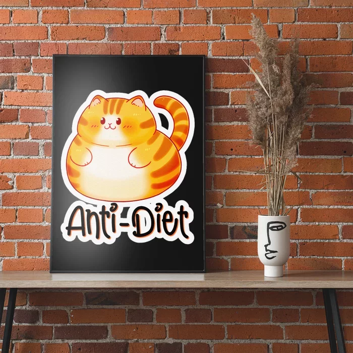 Clementine Fluffkins Anti Diet Poster