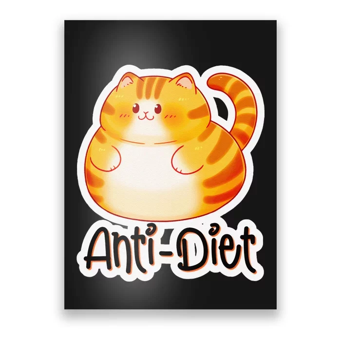 Clementine Fluffkins Anti Diet Poster