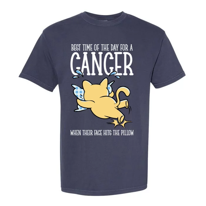 Cancer Facts Astrology Horoscope Zodiac Sign Birthday Gift Garment-Dyed Heavyweight T-Shirt