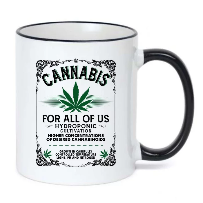 Cannabis For All Of Us Black Color Changing Mug