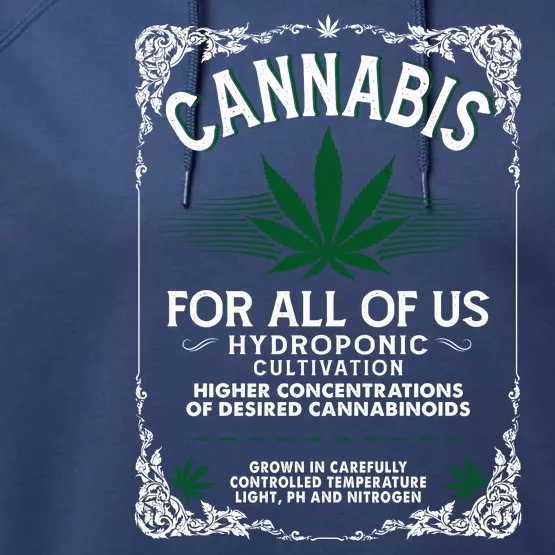 Cannabis For All Of Us Performance Fleece Hoodie