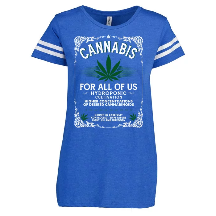 Cannabis For All Of Us Enza Ladies Jersey Football T-Shirt