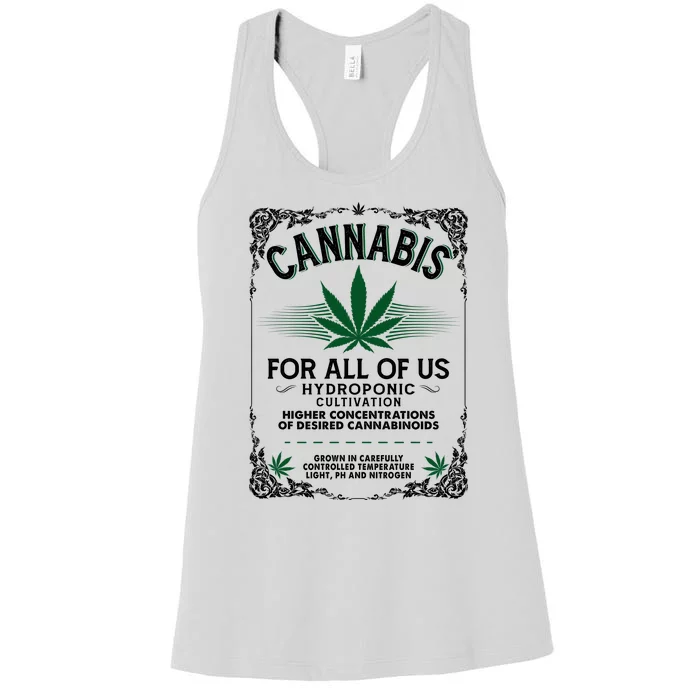 Cannabis For All Of Us Women's Racerback Tank