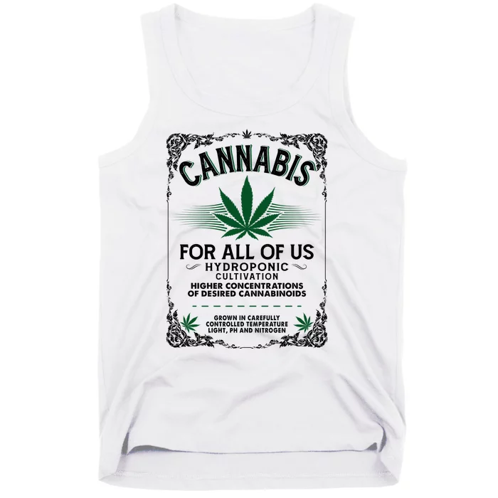 Cannabis For All Of Us Tank Top