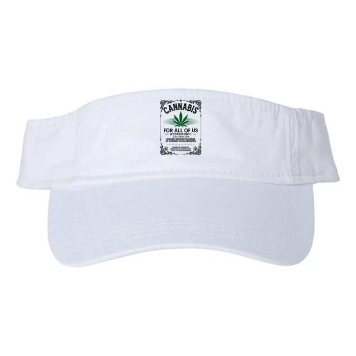 Cannabis For All Of Us Valucap Bio-Washed Visor