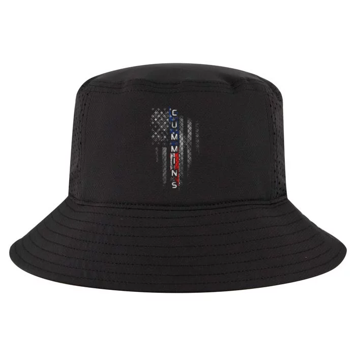 Cummins Family American Flag Cool Comfort Performance Bucket Hat