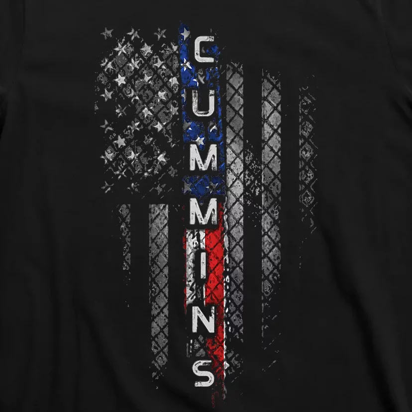 Cummins Family American Flag T-Shirt