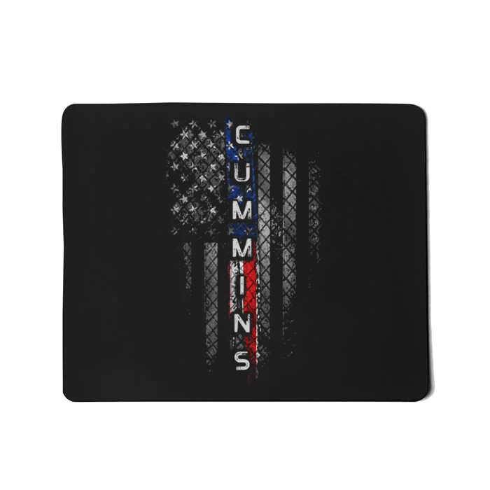 Cummins Family American Flag Mousepad