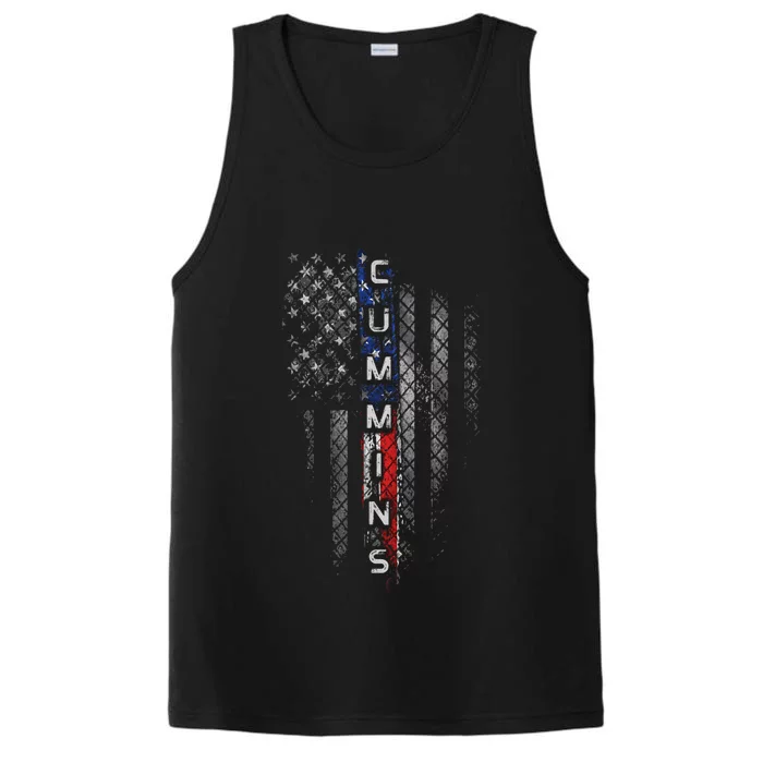 Cummins Family American Flag Performance Tank