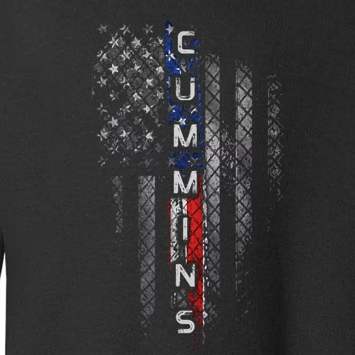 Cummins Family American Flag Toddler Sweatshirt