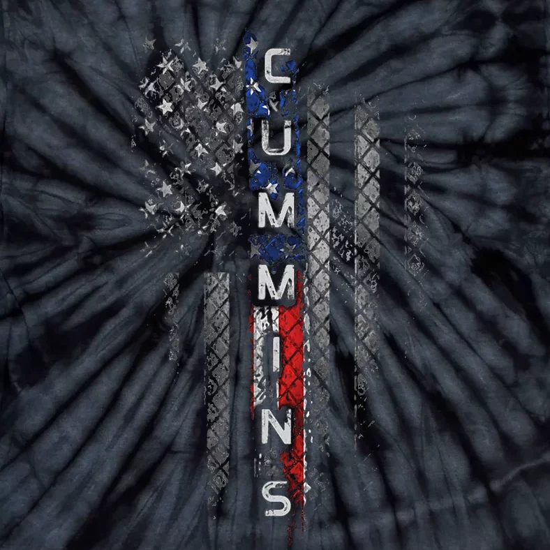 Cummins Family American Flag Tie-Dye T-Shirt