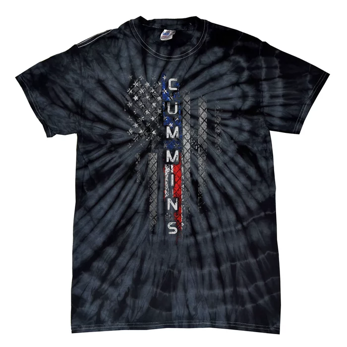 Cummins Family American Flag Tie-Dye T-Shirt