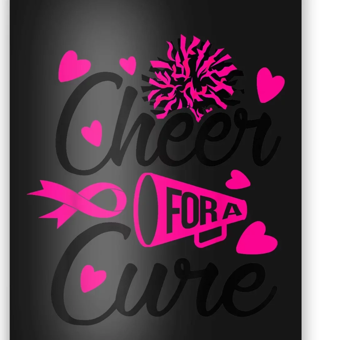 Cheer For A Cure Breast Cancer Awareness Poster