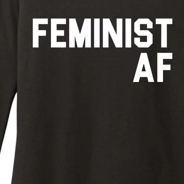 Cool Feminist Af Nerd Geek Graphic Gift Womens CVC Long Sleeve Shirt