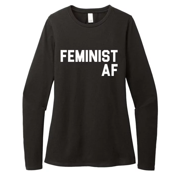 Cool Feminist Af Nerd Geek Graphic Gift Womens CVC Long Sleeve Shirt