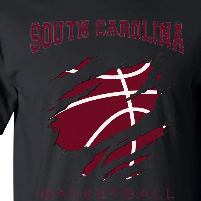 Carolinas Fan Apparel Hoops Gear South Carolina Basketball Tall T-Shirt