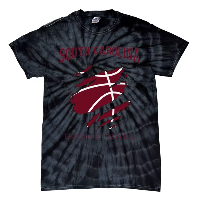 Carolinas Fan Apparel Hoops Gear South Carolina Basketball Tie-Dye T-Shirt