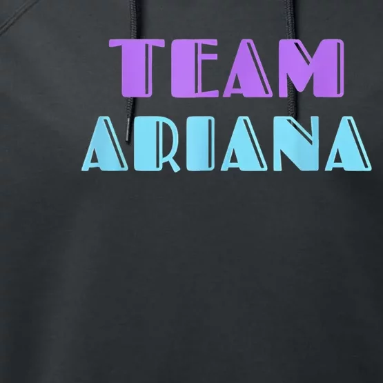 Cheer For Ariana, Show Support Be On Team Ariana | 90s Style Performance Fleece Hoodie