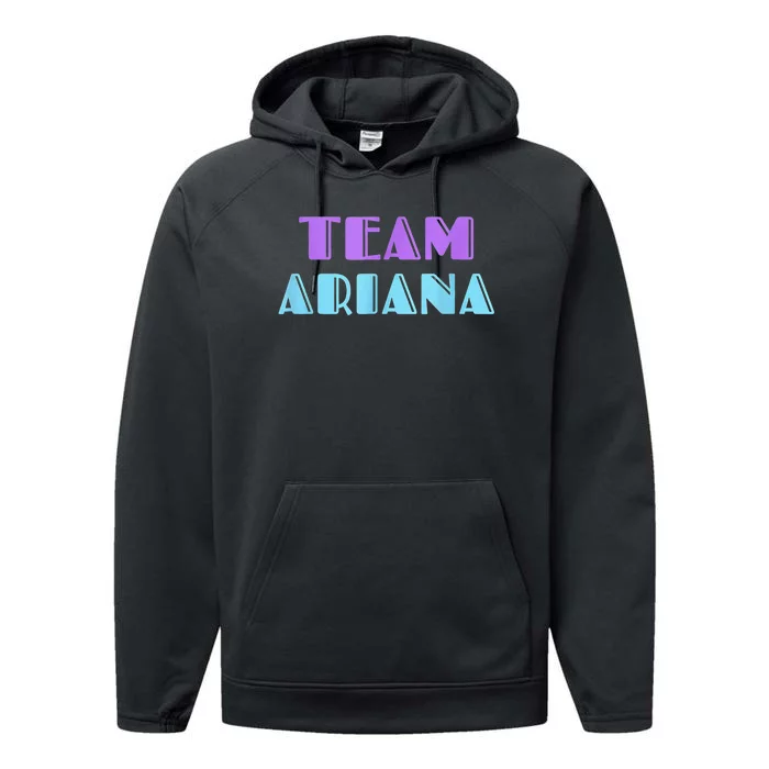 Cheer For Ariana, Show Support Be On Team Ariana | 90s Style Performance Fleece Hoodie