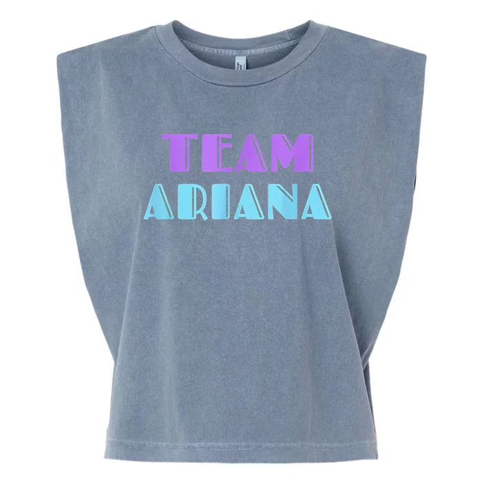 Cheer For Ariana, Show Support Be On Team Ariana | 90s Style Garment-Dyed Women's Muscle Tee