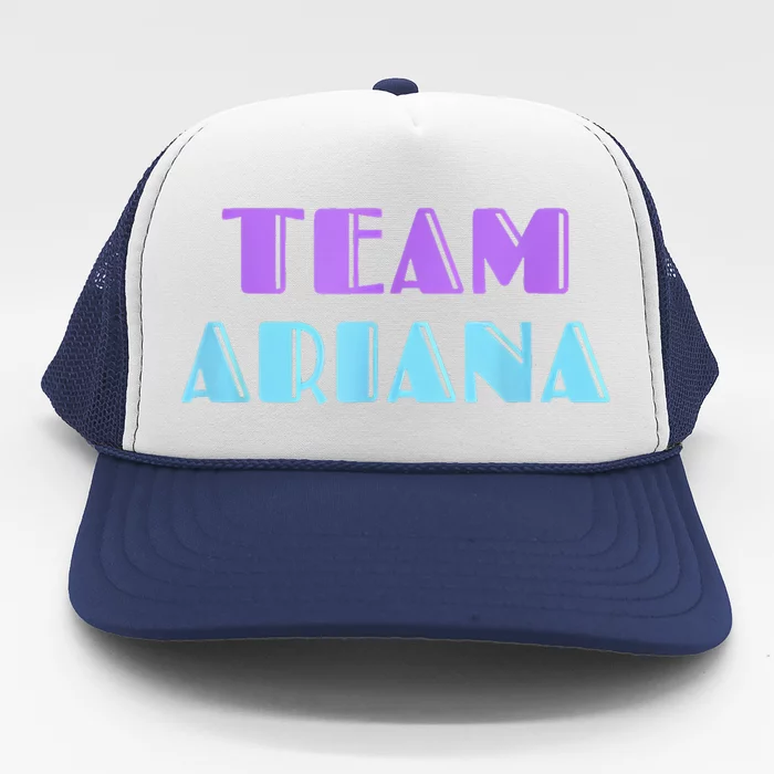 Cheer For Ariana, Show Support Be On Team Ariana | 90s Style Trucker Hat