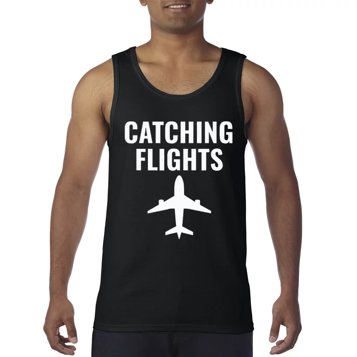 Catching Flights And Feelings Matching Couples Baecation Tank Top