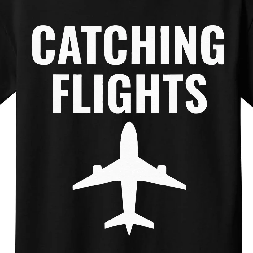 Catching Flights And Feelings Matching Couples Baecation Kids T-Shirt