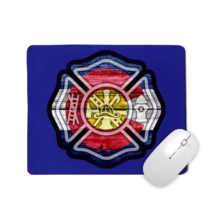 Colorado Fire And Rescue Firefighter Meaningful Gift Mousepad