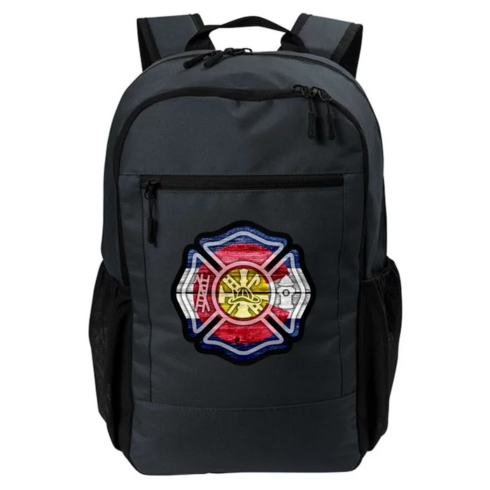 Colorado Fire And Rescue Firefighter Meaningful Gift Daily Commute Backpack