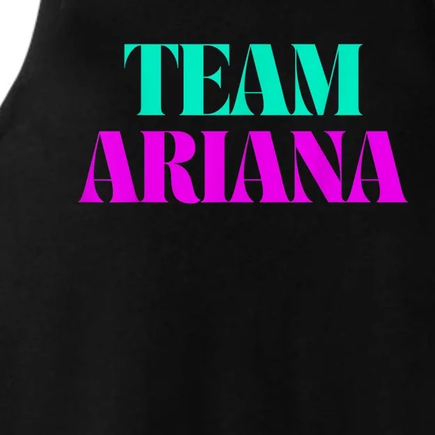 Cheer For Ariana, Show Support Be On Team Ariana | 90s Style Ladies Tri-Blend Wicking Tank