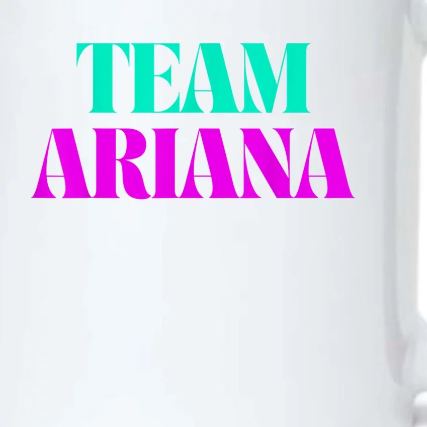 Cheer For Ariana, Show Support Be On Team Ariana | 90s Style Black Color Changing Mug