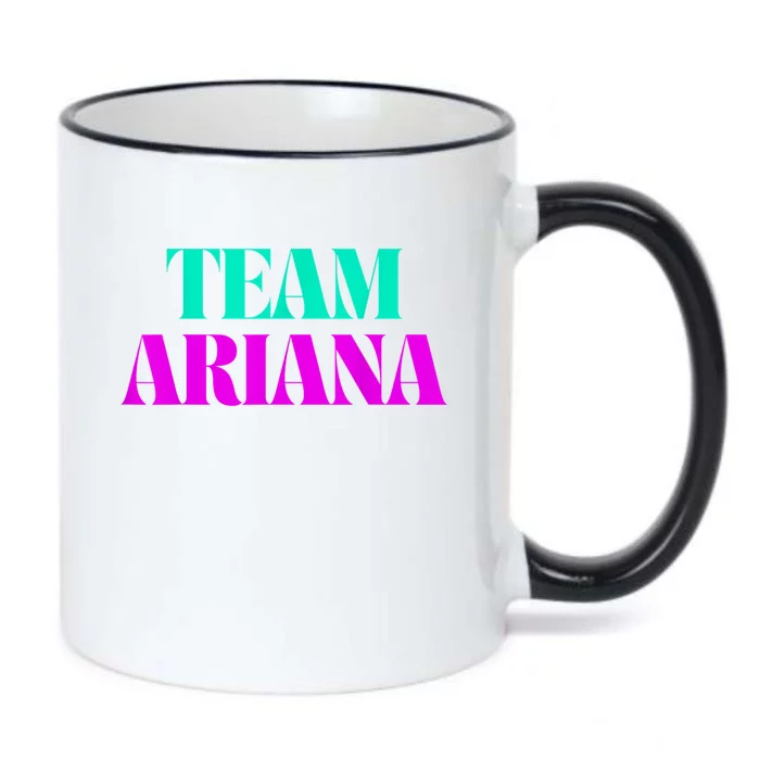 Cheer For Ariana, Show Support Be On Team Ariana | 90s Style Black Color Changing Mug