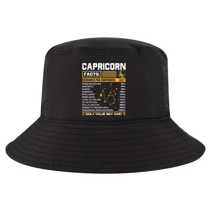 Capricorn Facts Astrology Quotes zodiac sign Birthday Cool Comfort Performance Bucket Hat