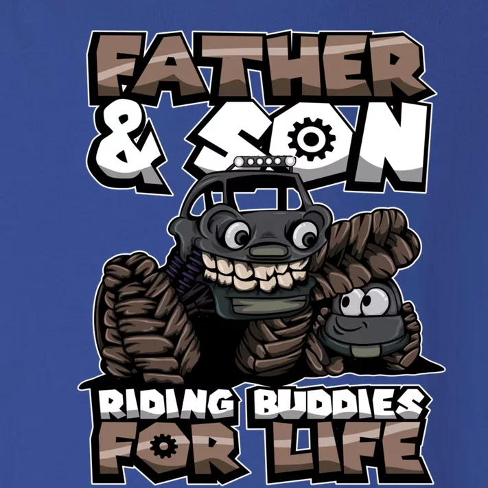 Cool Father And Son Monster Truck Riding Buddies For Life Gift Toddler Long Sleeve Shirt