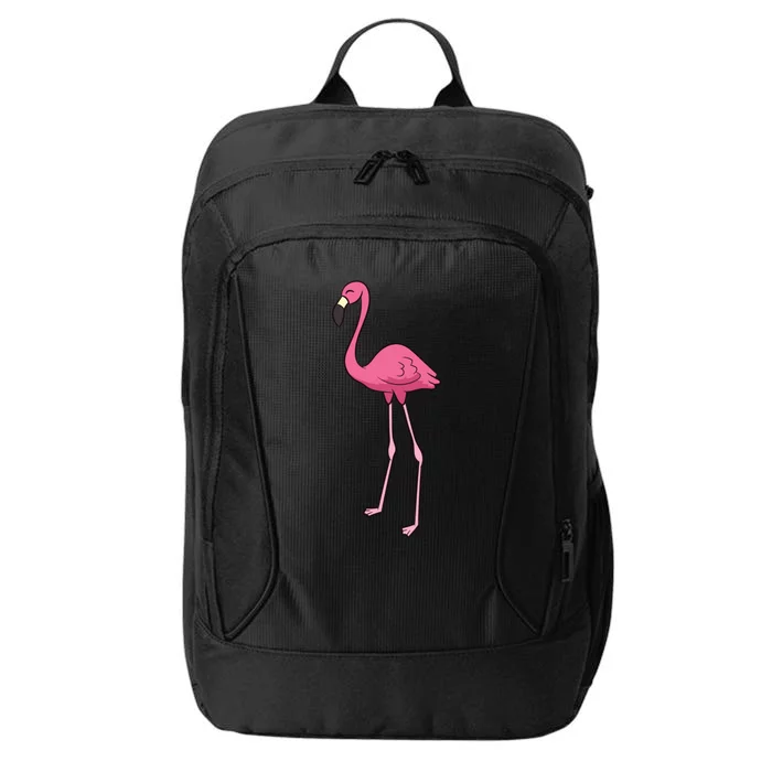 Cute Flamingo Bird Pink Flamingo City Backpack