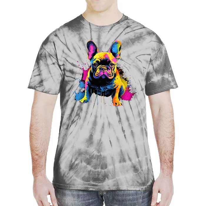 Cute French Bulldog Tie-Dye T-Shirt