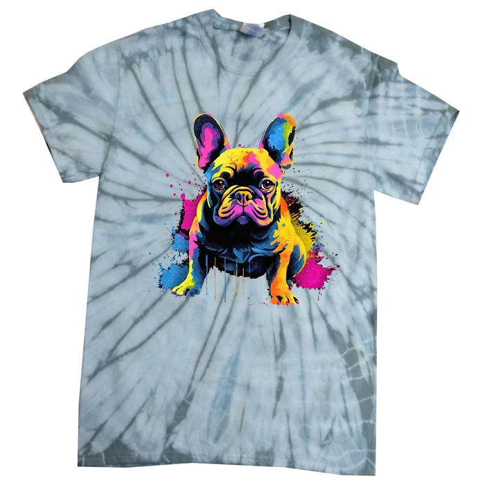 Cute French Bulldog Tie-Dye T-Shirt