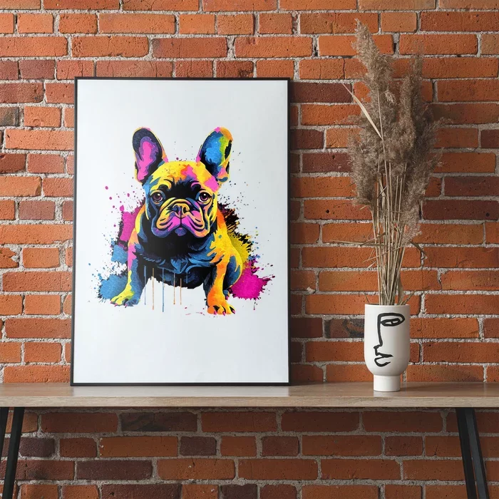 Cute French Bulldog Poster