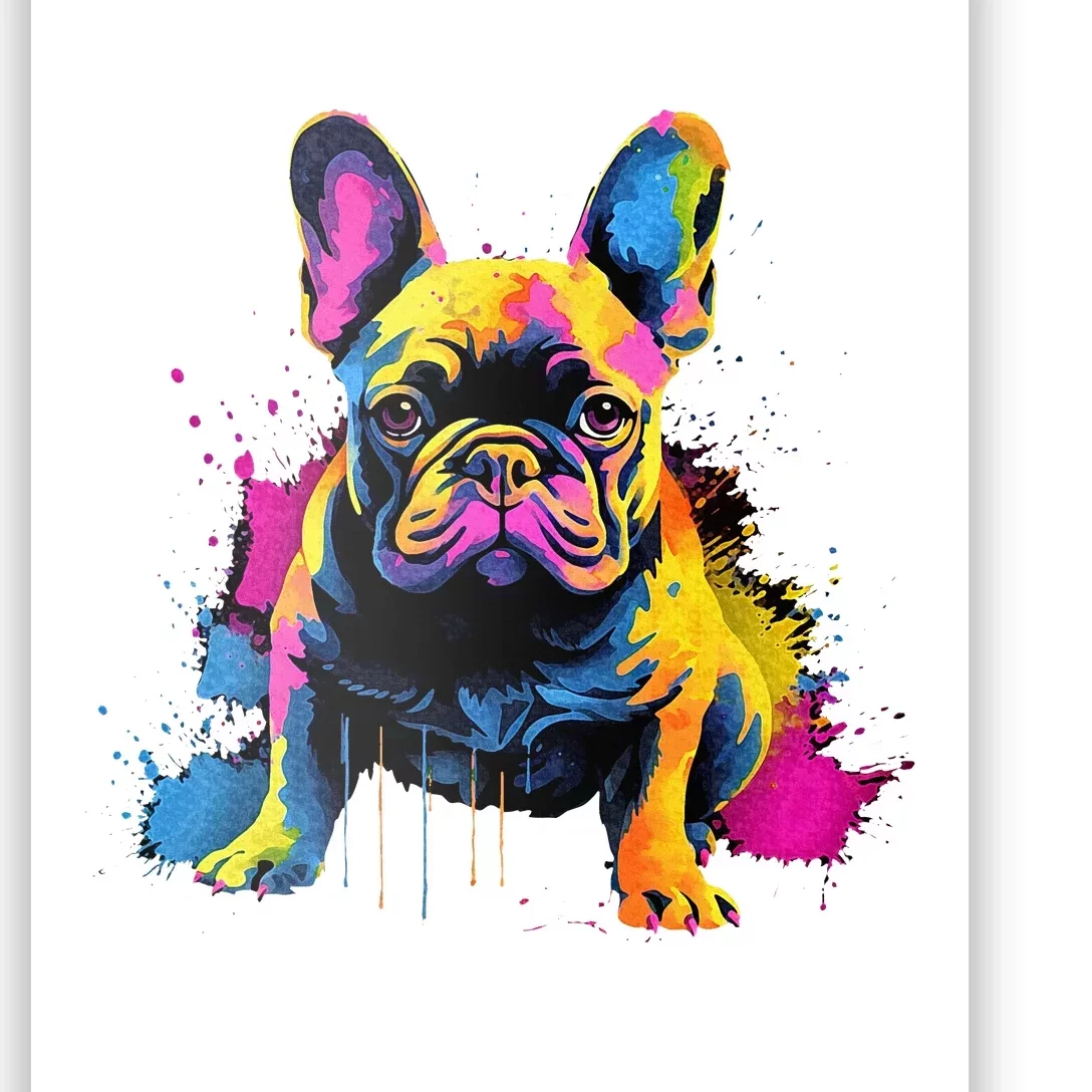 Cute French Bulldog Poster