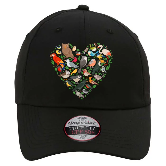 Cute Funny Bird Lover Heart The Original Performance Cap