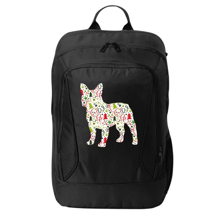 Christmas French Bulldog Dog Wrapping Paper Gift City Backpack