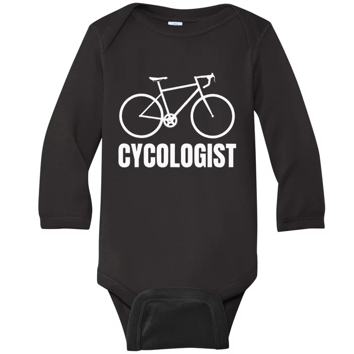 Cycologist Funny Bicycle Bike Baby Long Sleeve Bodysuit