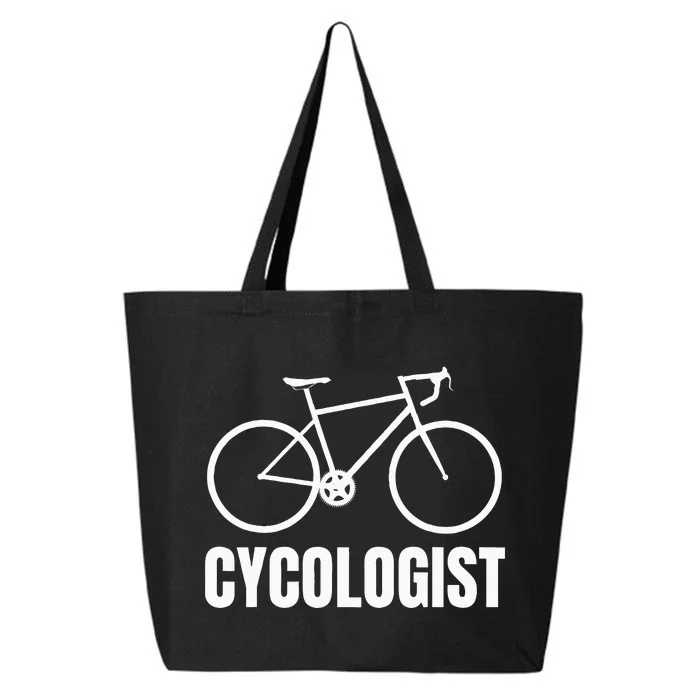 Cycologist Funny Bicycle Bike 25L Jumbo Tote