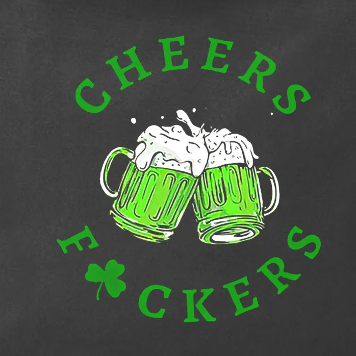 Cheers Fuckers Beer Gift Zip Tote Bag